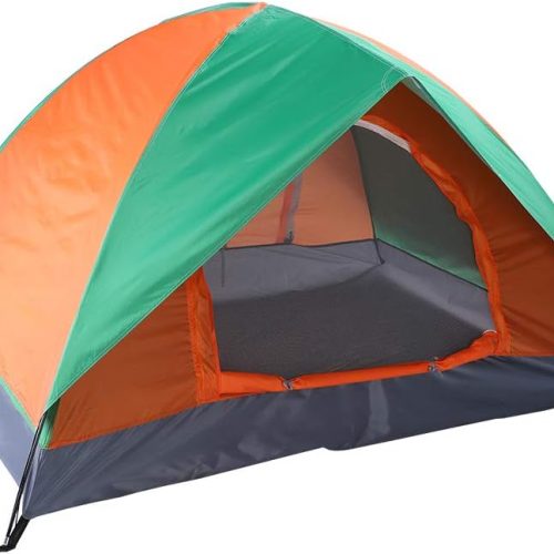1-4 Person Dome Tent, Weatherproof, with Carry Bag, Windows, Door, for Airflow