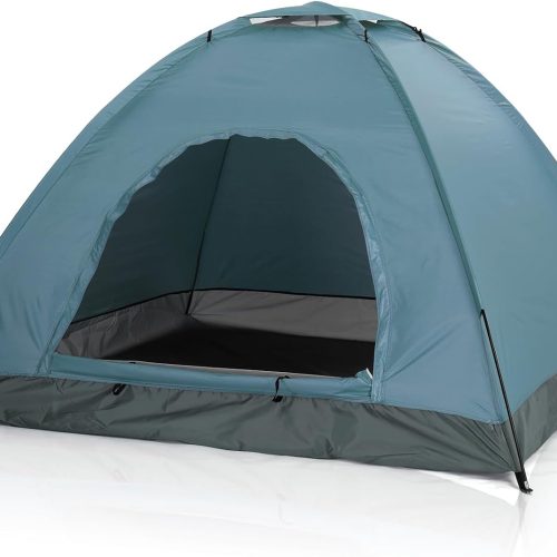 3-4 Person Camping Dome Tent, Water Resistant, Lightweight, Portable, for Family, Backpacking