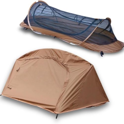 Ultralight Bivy Tent, 1 Person Pop-Up, Waterproof, Mosquito Proof, for Camping, Hiking