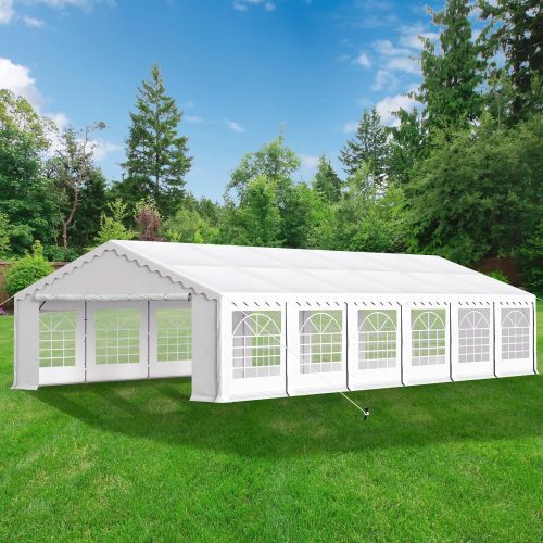 20x40ft Heavy Duty Party Tent, with 7 Carry Bags, Removable Sidewalls, for Weddings, Events