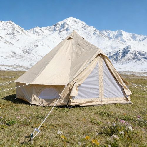 4/5m Tent, 300D Oxford, Breathable Mesh, 3-Season, for Camping & Outdoor Adventures